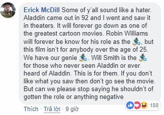 Aladdin 2019: Các fan 'hoảng hốt' trước tạo hình thần đèn 'to và xanh' của Will Smith Aladdin 2019: Các fan 'hoảng hốt' trước tạo hình thần đèn 'to và xanh' của Will Smith