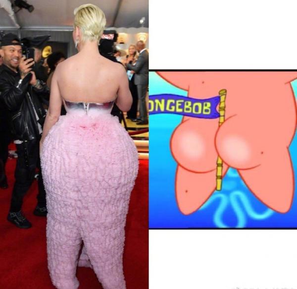 Sau Grammy 2019, Katy Perry lên ngôi 'Nữ hoàng meme' nhờ đầm hường kiểu búp bê cắm bánh sinh nhật Sau Grammy 2019, Katy Perry lên ngôi 'Nữ hoàng meme' nhờ đầm hường kiểu búp bê cắm bánh sinh nhật