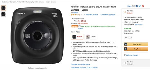 Fujifilm ra mắt máy ảnh lấy ngay mới cho phép bạn chọn ảnh và chỉnh sửa trước khi in Fujifilm ra mắt máy ảnh lấy ngay mới cho phép bạn chọn ảnh và chỉnh sửa trước khi in