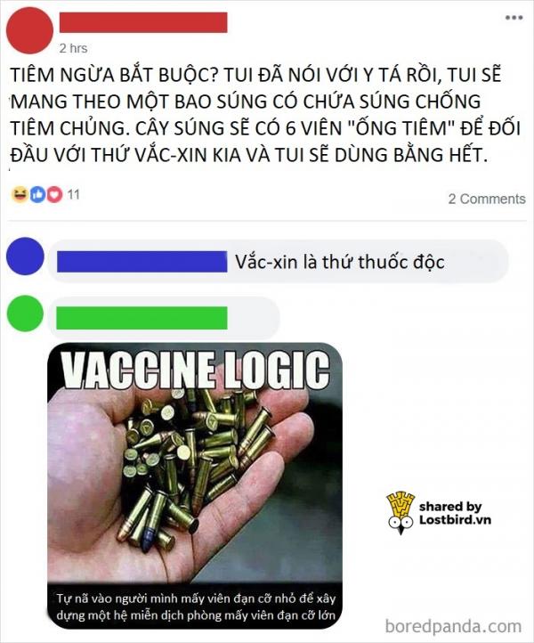 Khi những anti-vaxxer lên tiếng và phần còn lại của thế giới đáp trả họ Khi những anti-vaxxer lên tiếng và phần còn lại của thế giới đáp trả họ