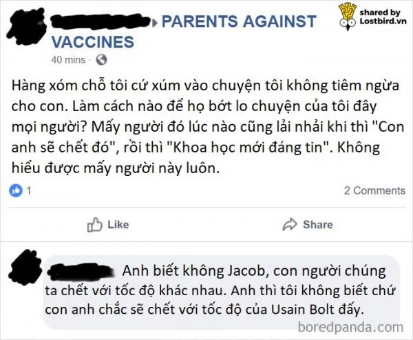 Khi những anti-vaxxer lên tiếng và phần còn lại của thế giới đáp trả họ Khi những anti-vaxxer lên tiếng và phần còn lại của thế giới đáp trả họ