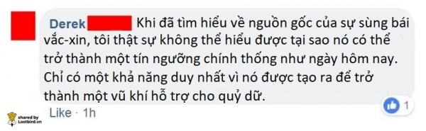 Cười ra nước mắt khi nghe anti-vaxxer đưa ra những lí do bài trừ vắc-xin: Còn gì ngớ ngẩn hơn? Cười ra nước mắt khi nghe anti-vaxxer đưa ra những lí do bài trừ vắc-xin: Còn gì ngớ ngẩn hơn?
