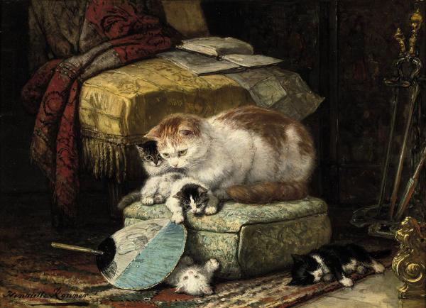 Loạt tranh ấn tượng của nữ danh họa Henriette Ronner Knip - người cả đời chỉ vẽ mỗi mèo Loạt tranh ấn tượng của nữ danh họa Henriette Ronner Knip - người cả đời chỉ vẽ mỗi mèo