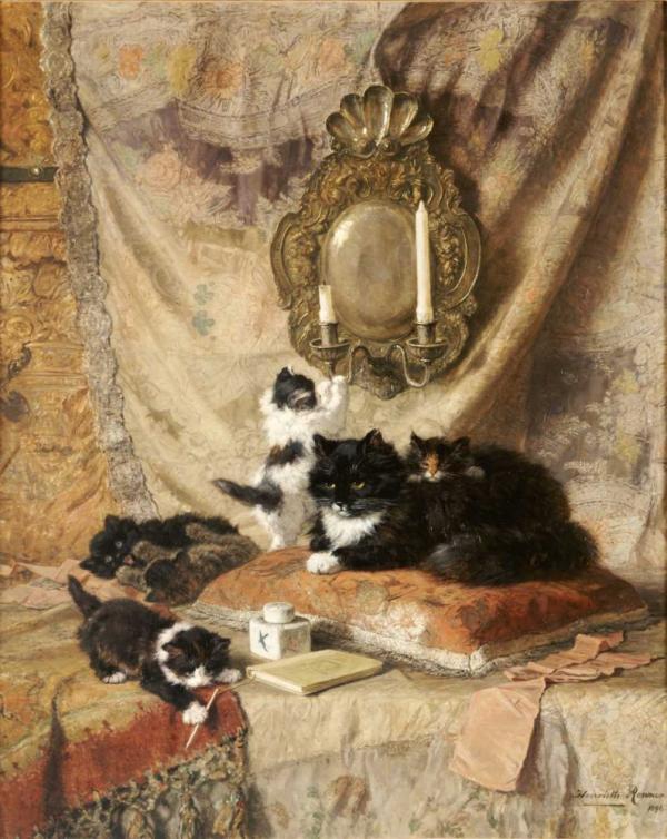 Loạt tranh ấn tượng của nữ danh họa Henriette Ronner Knip - người cả đời chỉ vẽ mỗi mèo Loạt tranh ấn tượng của nữ danh họa Henriette Ronner Knip - người cả đời chỉ vẽ mỗi mèo