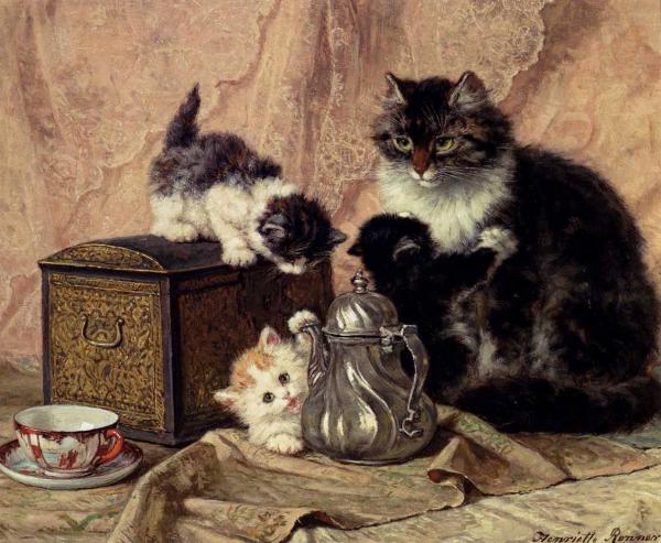 Loạt tranh ấn tượng của nữ danh họa Henriette Ronner Knip - người cả đời chỉ vẽ mỗi mèo Loạt tranh ấn tượng của nữ danh họa Henriette Ronner Knip - người cả đời chỉ vẽ mỗi mèo