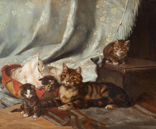 Loạt tranh ấn tượng của nữ danh họa Henriette Ronner Knip - người cả đời chỉ vẽ mỗi mèo Loạt tranh ấn tượng của nữ danh họa Henriette Ronner Knip - người cả đời chỉ vẽ mỗi mèo