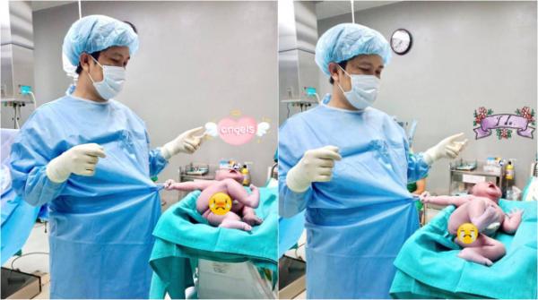 Khoảnh khắc em bé sơ sinh Việt Nam níu áo bác sĩ lọt top trend weibo, khiến dân mạng xứ Trung cười ngất Khoảnh khắc em bé sơ sinh Việt Nam níu áo bác sĩ lọt top trend weibo, khiến dân mạng xứ Trung cười ngất