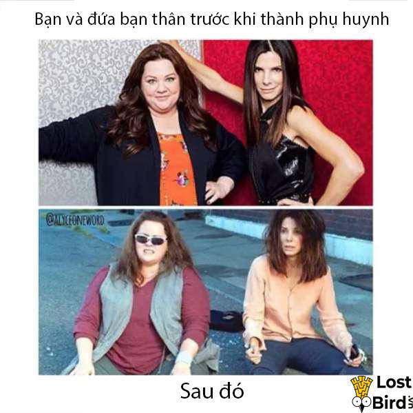 Tuyển tập meme "Trước và Sau khi có con" từ những người mới lên chức bố mẹ Tuyển tập meme "Trước và Sau khi có con" từ những người mới lên chức bố mẹ