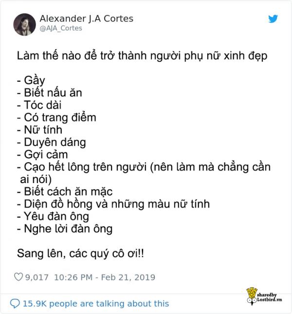 Anh chàng tự tin 'dạy' cánh chị em thế nào là xinh đẹp và dân mạng ầm ầm phản đối Anh chàng tự tin 'dạy' cánh chị em thế nào là xinh đẹp và dân mạng ầm ầm phản đối