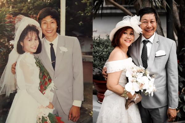 Trầm trồ với bộ ảnh #30yearchallenge tái hiện ngày cưới của bố mẹ cách đây 30 năm Trầm trồ với bộ ảnh #30yearchallenge tái hiện ngày cưới của bố mẹ cách đây 30 năm
