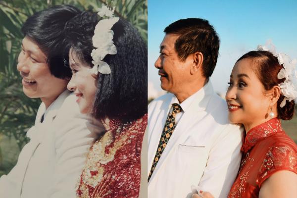 Trầm trồ với bộ ảnh #30yearchallenge tái hiện ngày cưới của bố mẹ cách đây 30 năm Trầm trồ với bộ ảnh #30yearchallenge tái hiện ngày cưới của bố mẹ cách đây 30 năm
