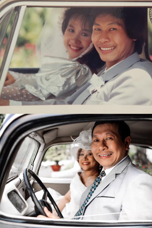 Trầm trồ với bộ ảnh #30yearchallenge tái hiện ngày cưới của bố mẹ cách đây 30 năm Trầm trồ với bộ ảnh #30yearchallenge tái hiện ngày cưới của bố mẹ cách đây 30 năm
