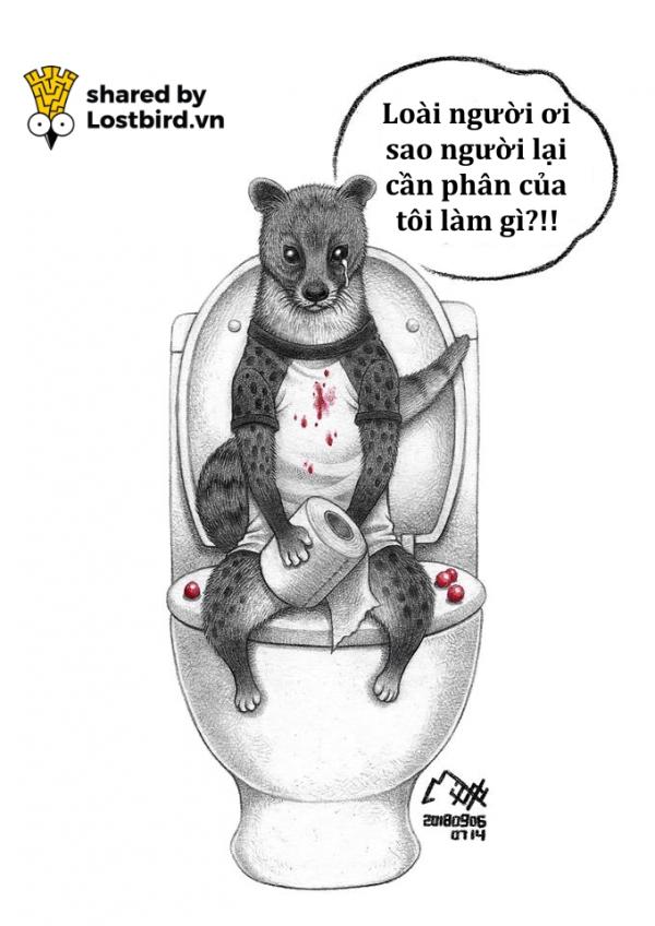 Bộ tranh ANIMAN khắc họa thế giới động vật đáng thương vì bàn tay nhuốm máu của con người Bộ tranh ANIMAN khắc họa thế giới động vật đáng thương vì bàn tay nhuốm máu của con người