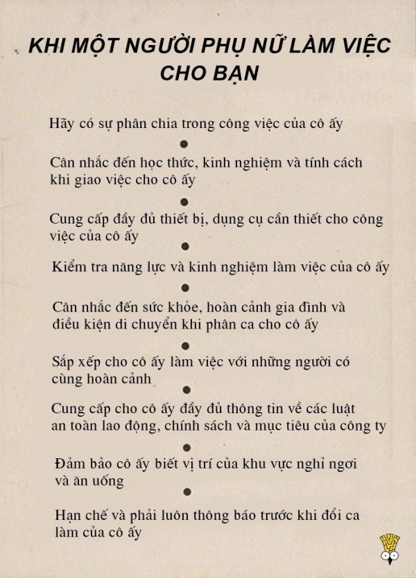 Cuốn cẩm nang quản lý nhân viên nữ từ những năm 1940 khiến nhiều người ngạc nhiên Cuốn cẩm nang quản lý nhân viên nữ từ những năm 1940 khiến nhiều người ngạc nhiên
