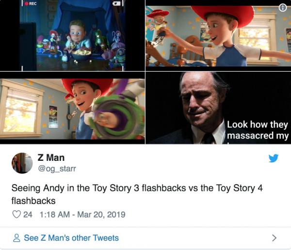 Toy Story 4: Phải chăng cậu bé Andy đã tranh thủ đi... phẫu thuật thẩm mỹ? Toy Story 4: Phải chăng cậu bé Andy đã tranh thủ đi... phẫu thuật thẩm mỹ?