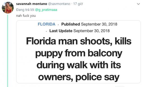 Cùng trào lưu 'Florida Man', khám phá xem độ khìn khìn của bạn là kiểu người Florida nào? Cùng trào lưu 'Florida Man', khám phá xem độ khìn khìn của bạn là kiểu người Florida nào?