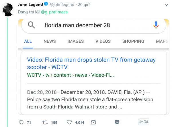 Cùng trào lưu 'Florida Man', khám phá xem độ khìn khìn của bạn là kiểu người Florida nào? Cùng trào lưu 'Florida Man', khám phá xem độ khìn khìn của bạn là kiểu người Florida nào?