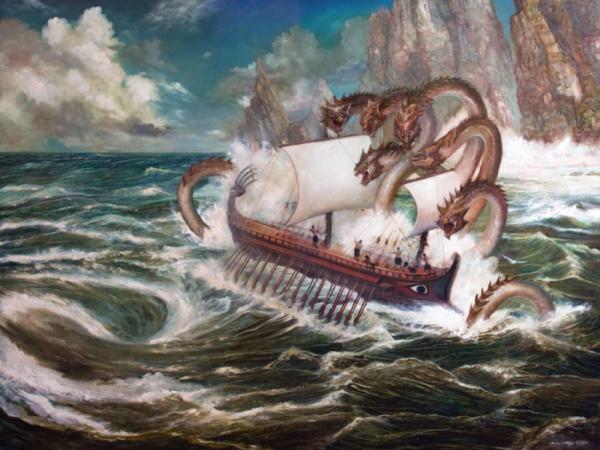 Quái vật 6 đầu Scylla và thủy quái xoáy nước Charybdis hay câu chuyện ‘tránh vỏ dưa, gặp vỏ dừa’ của Odysseus Quái vật 6 đầu Scylla và thủy quái xoáy nước Charybdis hay câu chuyện ‘tránh vỏ dưa, gặp vỏ dừa’ của Odysseus