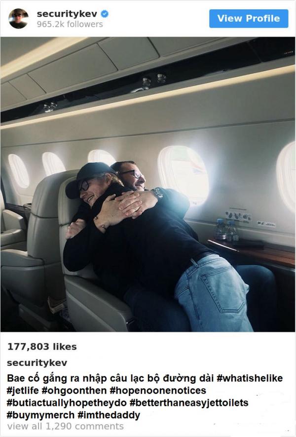 Anh vệ sĩ lầy lội nổi tiếng ngang ngửa Ed Sheeran nhờ hay đưa sếp ra làm trò đùa trên Instagram Anh vệ sĩ lầy lội nổi tiếng ngang ngửa Ed Sheeran nhờ hay đưa sếp ra làm trò đùa trên Instagram