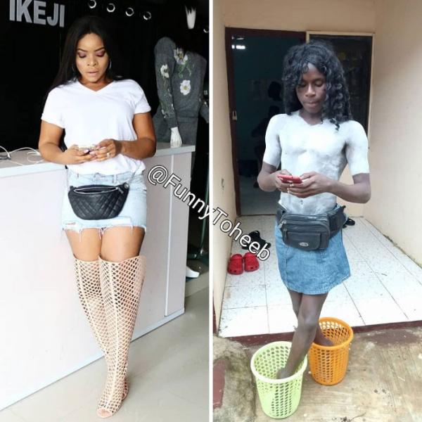 Bộ sưu tập ‘remake’ những trang phục xấu của người nổi tiếng bởi Funny Toheeb Bộ sưu tập ‘remake’ những trang phục xấu của người nổi tiếng bởi Funny Toheeb