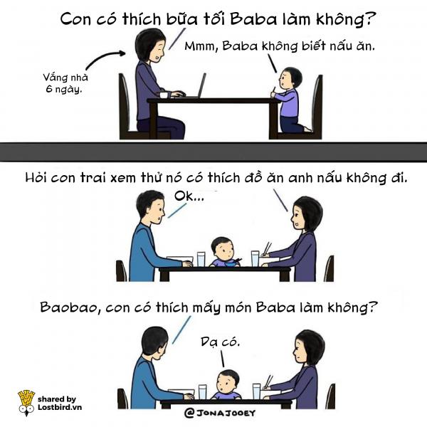 Bộ tranh về chuyện nuôi dạy con của ông bố trẻ: Ai cũng nên xem Bộ tranh về chuyện nuôi dạy con của ông bố trẻ: Ai cũng nên xem