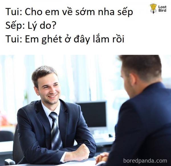 Loạt ảnh không thể đúng hơn về 'mối nhân duyên' giữa sếp và nhân viên Loạt ảnh không thể đúng hơn về 'mối nhân duyên' giữa sếp và nhân viên