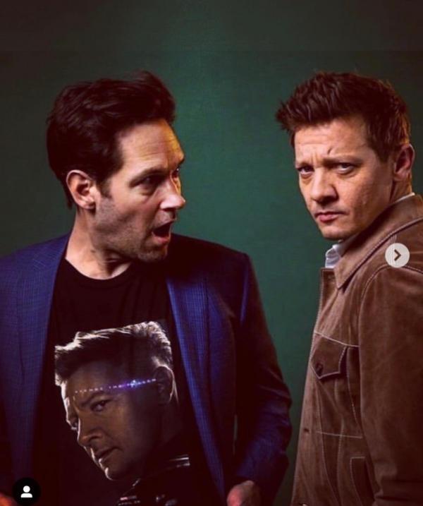 Paul Rudd và Jeremy Renner - Đôi bạn thân 'dính nhau như sam' của nhà Marvel Paul Rudd và Jeremy Renner - Đôi bạn thân 'dính nhau như sam' của nhà Marvel