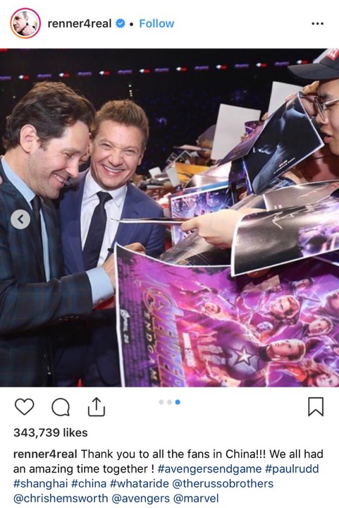 Paul Rudd và Jeremy Renner - Đôi bạn thân 'dính nhau như sam' của nhà Marvel Paul Rudd và Jeremy Renner - Đôi bạn thân 'dính nhau như sam' của nhà Marvel