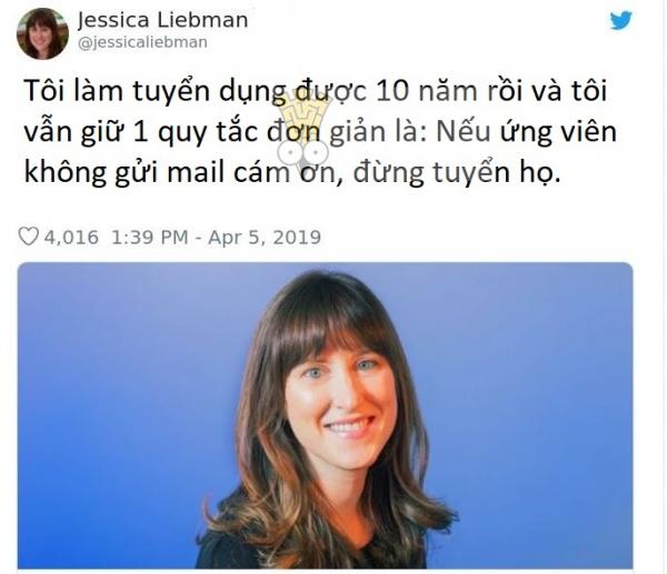 'Đánh trượt ứng viên vì không gửi mail cám ơn' - Quy tắc tuyển dụng khiến cư dân mạng dậy sóng 'Đánh trượt ứng viên vì không gửi mail cám ơn' - Quy tắc tuyển dụng khiến cư dân mạng dậy sóng
