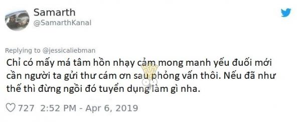 'Đánh trượt ứng viên vì không gửi mail cám ơn' - Quy tắc tuyển dụng khiến cư dân mạng dậy sóng 'Đánh trượt ứng viên vì không gửi mail cám ơn' - Quy tắc tuyển dụng khiến cư dân mạng dậy sóng