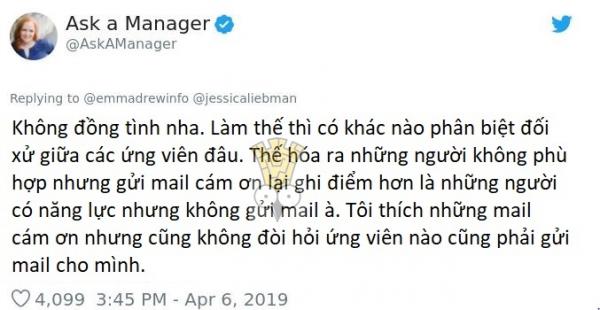 'Đánh trượt ứng viên vì không gửi mail cám ơn' - Quy tắc tuyển dụng khiến cư dân mạng dậy sóng 'Đánh trượt ứng viên vì không gửi mail cám ơn' - Quy tắc tuyển dụng khiến cư dân mạng dậy sóng