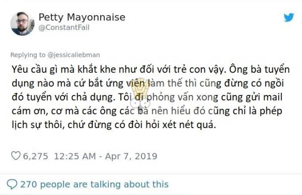'Đánh trượt ứng viên vì không gửi mail cám ơn' - Quy tắc tuyển dụng khiến cư dân mạng dậy sóng 'Đánh trượt ứng viên vì không gửi mail cám ơn' - Quy tắc tuyển dụng khiến cư dân mạng dậy sóng