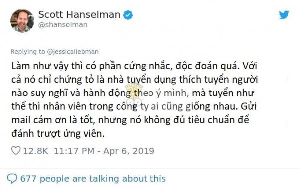 'Đánh trượt ứng viên vì không gửi mail cám ơn' - Quy tắc tuyển dụng khiến cư dân mạng dậy sóng 'Đánh trượt ứng viên vì không gửi mail cám ơn' - Quy tắc tuyển dụng khiến cư dân mạng dậy sóng
