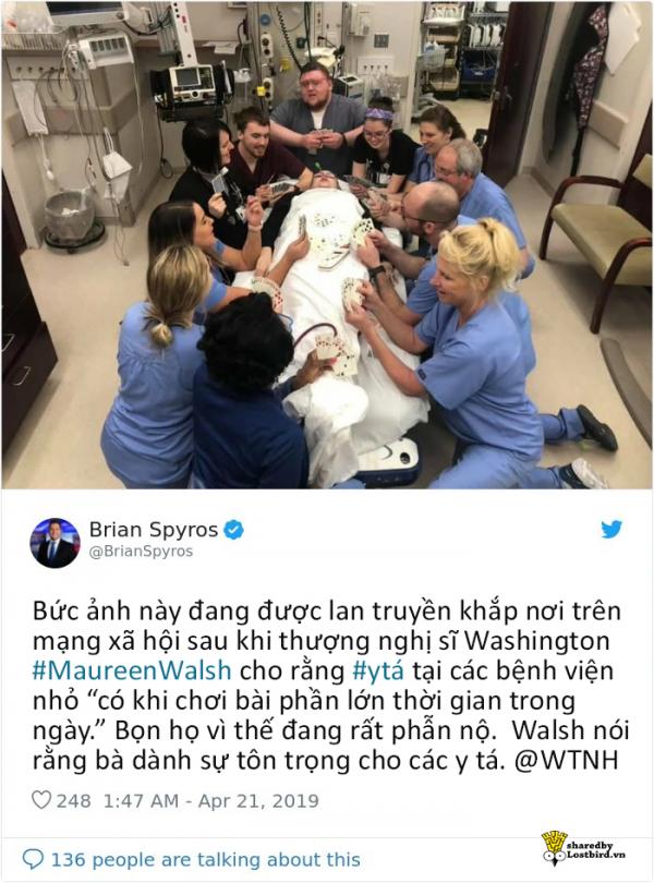 Cho rằng y tá lúc nào cũng đánh bài nên không cần nghỉ ngơi, nữ nghị sĩ liền hot trên Instagram Cho rằng y tá lúc nào cũng đánh bài nên không cần nghỉ ngơi, nữ nghị sĩ liền hot trên Instagram