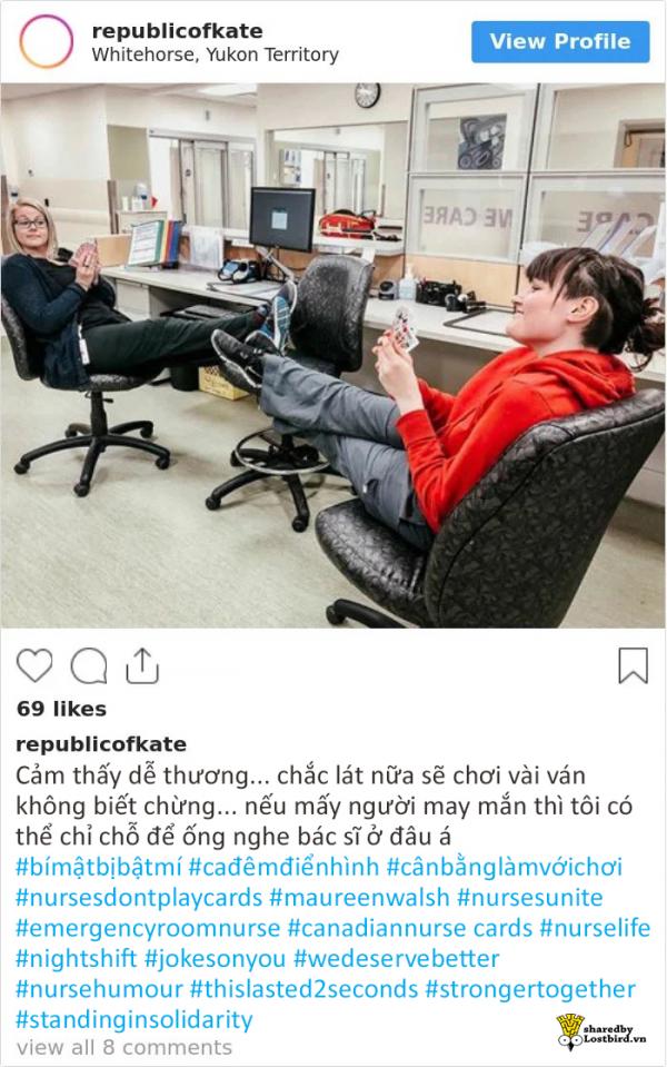 Cho rằng y tá lúc nào cũng đánh bài nên không cần nghỉ ngơi, nữ nghị sĩ liền hot trên Instagram Cho rằng y tá lúc nào cũng đánh bài nên không cần nghỉ ngơi, nữ nghị sĩ liền hot trên Instagram