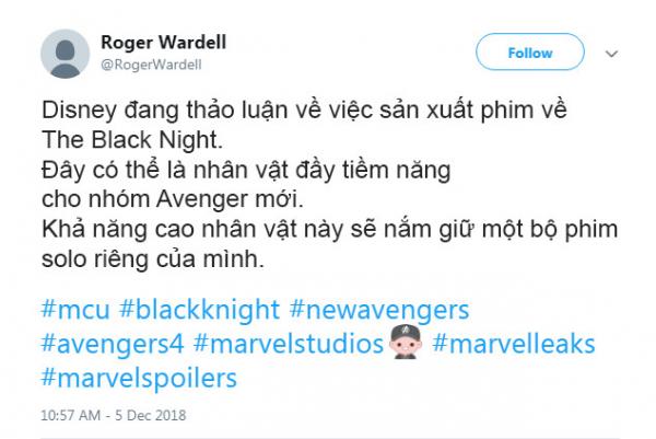 Tài khoản Twitter bí ẩn đã tiết lộ trúng phóc các sự kiện trong 'Avengers: Endgame' từ tận năm ngoái Tài khoản Twitter bí ẩn đã tiết lộ trúng phóc các sự kiện trong 'Avengers: Endgame' từ tận năm ngoái