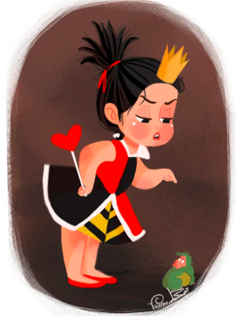 Bộ tranh khi các nhân vật phản diện của Disney còn bé Bộ tranh khi các nhân vật phản diện của Disney còn bé