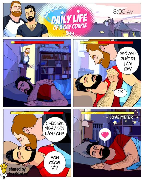 Truyện tranh: Cuộc sống thường nhật của một cặp gay có gì thú vị? Truyện tranh: Cuộc sống thường nhật của một cặp gay có gì thú vị?