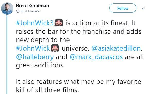 Đánh giá sớm 'John Wick 3: Parabellum': Hành động mãn nhãn nhất trong 3 phần Đánh giá sớm 'John Wick 3: Parabellum': Hành động mãn nhãn nhất trong 3 phần