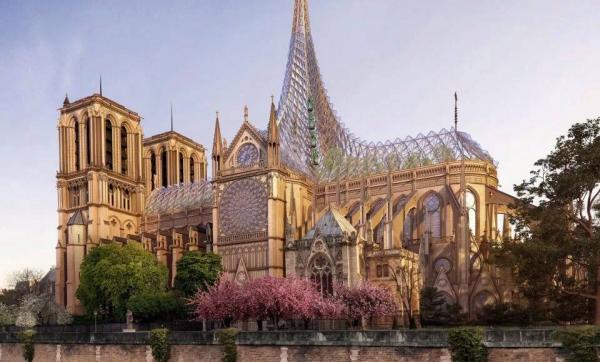 Kiến trúc sư Pháp ra ý tưởng biến phần mái Nhà thờ Đức Bà Paris thành nhà kính trồng cây Kiến trúc sư Pháp ra ý tưởng biến phần mái Nhà thờ Đức Bà Paris thành nhà kính trồng cây