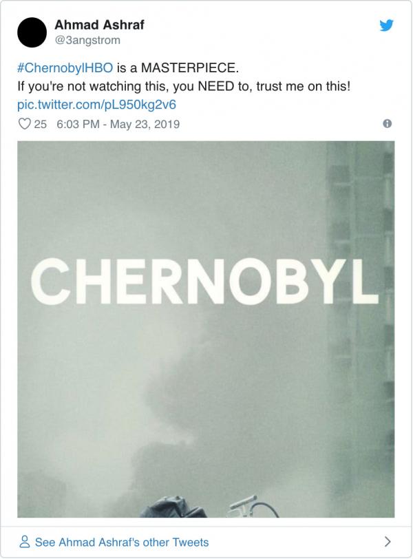 Phim về thảm hoạ hạt nhân Chernobyl của HBO giành được vị trí đứng đầu trên IMDb Phim về thảm hoạ hạt nhân Chernobyl của HBO giành được vị trí đứng đầu trên IMDb
