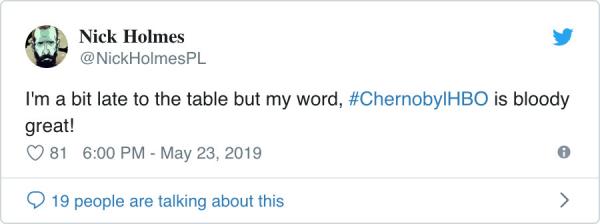 Phim về thảm hoạ hạt nhân Chernobyl của HBO giành được vị trí đứng đầu trên IMDb Phim về thảm hoạ hạt nhân Chernobyl của HBO giành được vị trí đứng đầu trên IMDb