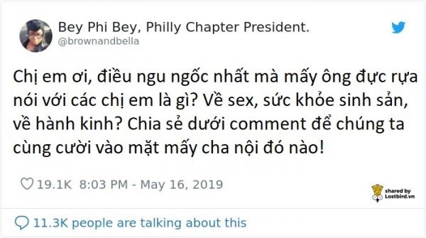 Đừng như các anh trai này, lầm tưởng kinh nguyệt là do... ăn thịt mà có Đừng như các anh trai này, lầm tưởng kinh nguyệt là do... ăn thịt mà có