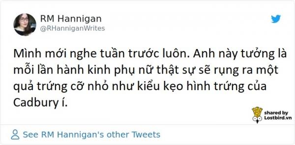 Đừng như các anh trai này, lầm tưởng kinh nguyệt là do... ăn thịt mà có Đừng như các anh trai này, lầm tưởng kinh nguyệt là do... ăn thịt mà có