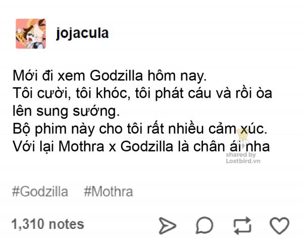 Tổng hợp meme: Dù bị giới phê bình chê bai, Godzilla vẫn được fan yêu thương vô bờ bến Tổng hợp meme: Dù bị giới phê bình chê bai, Godzilla vẫn được fan yêu thương vô bờ bến