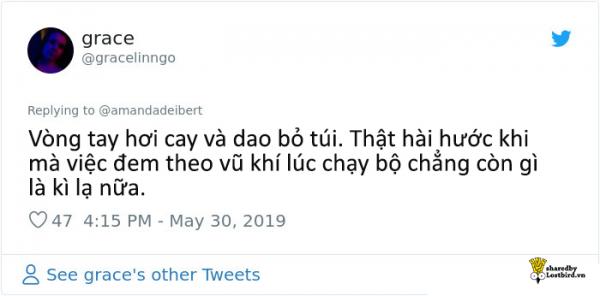 Phụ nữ đem gì bên mình để an toàn khi ra ngoài chạy bộ? Phụ nữ đem gì bên mình để an toàn khi ra ngoài chạy bộ?