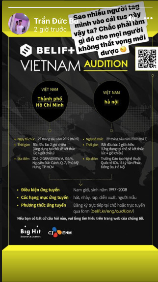 Netizen Việt lạnh cả người khi hay tin Trần Đức Bo 'rục rịch' đầu quân cho công ty con của Bighit Netizen Việt lạnh cả người khi hay tin Trần Đức Bo 'rục rịch' đầu quân cho công ty con của Bighit