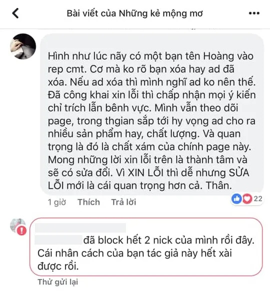 Đạp lên dư luận để xuất bản lần 2, 'Những Kẻ Mộng Mơ' bị cả giới họa sĩ truyện tranh tẩy chay, phản đối Đạp lên dư luận để xuất bản lần 2, 'Những Kẻ Mộng Mơ' bị cả giới họa sĩ truyện tranh tẩy chay, phản đối