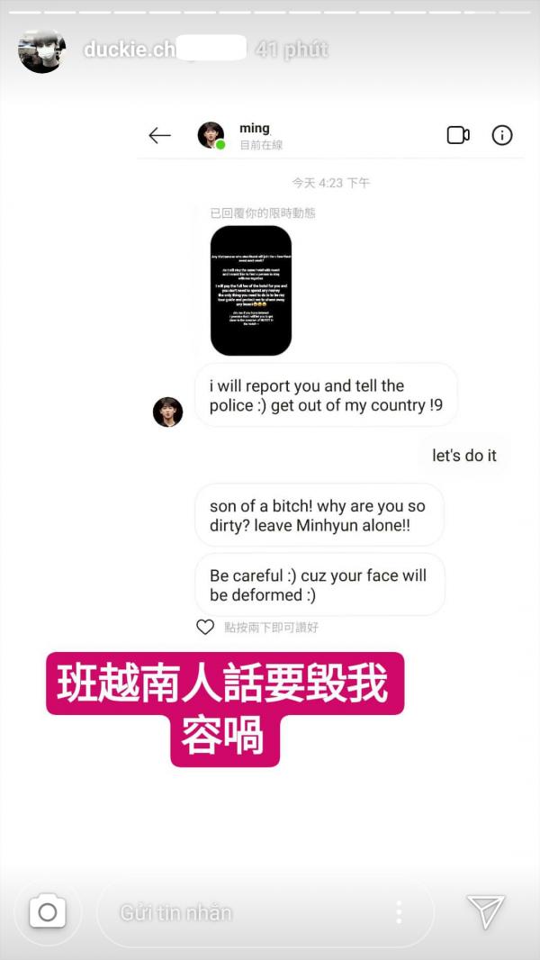 Sasaeng fan Minhyun cho rằng fan Việt ảo tưởng sau khi bị tấn công bởi nhiều inbox 'tẩy chay' Sasaeng fan Minhyun cho rằng fan Việt ảo tưởng sau khi bị tấn công bởi nhiều inbox 'tẩy chay'