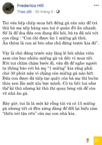 Cú vung tiền của năm: Mua hết gà trong cửa hàng vì bị... chê béo Cú vung tiền của năm: Mua hết gà trong cửa hàng vì bị... chê béo